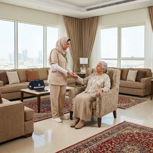 ممرضة منزلية الجبيل